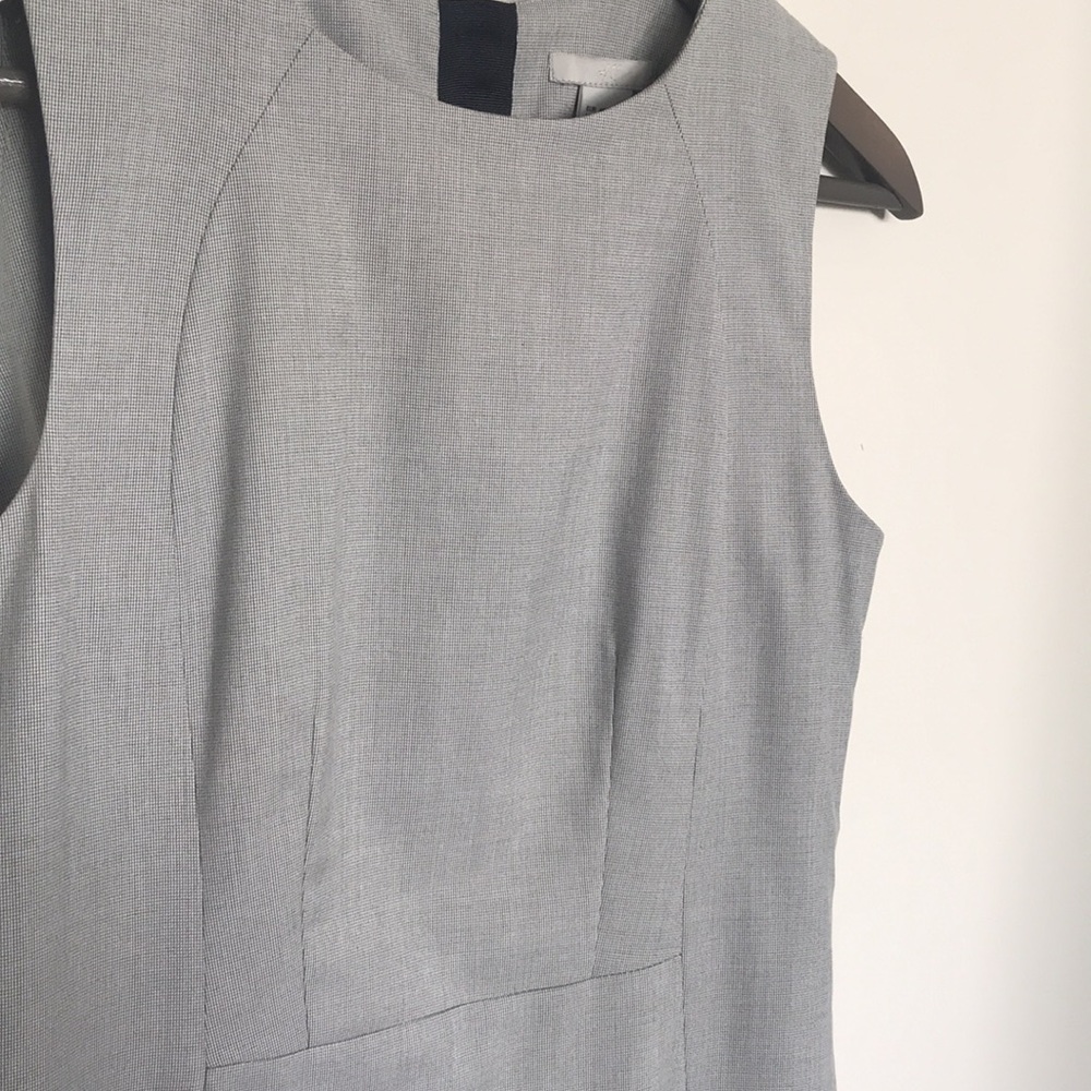 H&M Light Gray Sleeveless Midi Sheath Dress - Picture 4 of 5